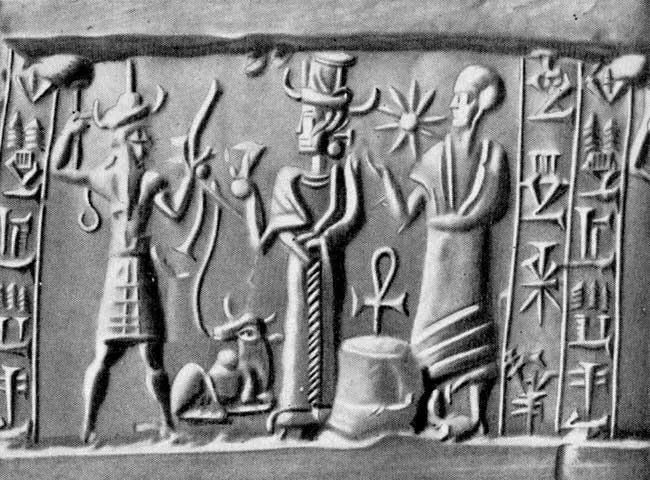 Рис 196 Оттиск сирийской печати якобы середины второго тысячелетия до н э - фото 206