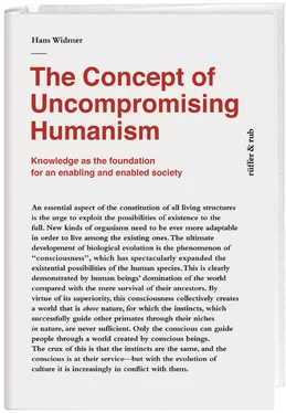 Hans Widmer The Concept of Uncompromising Humanism обложка книги