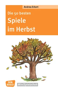Andrea Erkert Die 50 besten Spiele im Herbst обложка книги