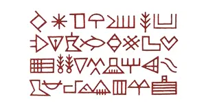 Шумерийское письмо При раскопках древней столицы Ассирии Ниневии был найден - фото 6