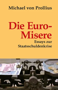 Michael von Prollius Die Euro-Misere обложка книги