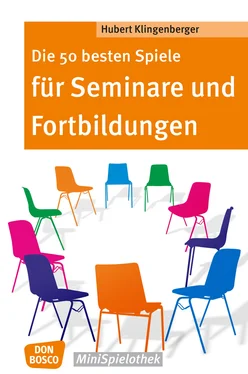 Hubert Klingenberger Die 50 besten Spiele für Seminare und Fortbildungen - eBook обложка книги