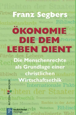 Franz Segbers Ökonomie die dem Leben dient обложка книги