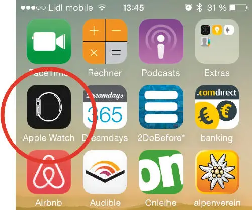 Die App Apple Watch wird auf dem iPhone benötigt um die Apple Watch in Betrieb - фото 12