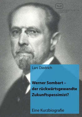 Lars Diedrich Werner Sombart - der rückwärtsgewandte Zukunftspessimist? обложка книги