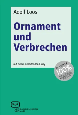 Adolf Loos Ornament und Verbrechen обложка книги
