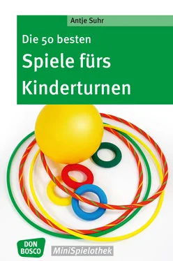 Antje Suhr Die 50 besten Spiele fürs Kinderturnen - eBook обложка книги