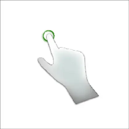 HaltenLanges Antippen Halten Sie einen Finger länger auf die angegebene - фото 50