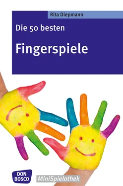 Rita Diepmann Die 50 besten Fingerspiele - eBook обложка книги