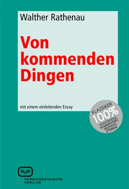 Walther Rathenau Von kommenden Dingen обложка книги