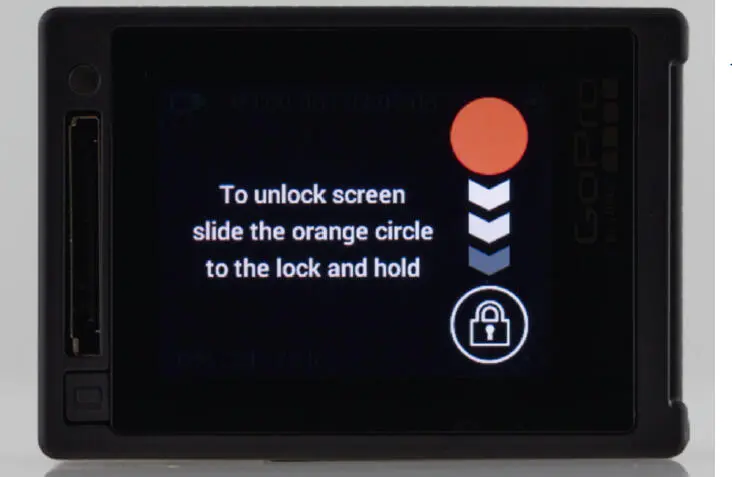 Um den Touchscreen freizuschalten müssen Sie den orangefarbenen Kreis auf das - фото 74