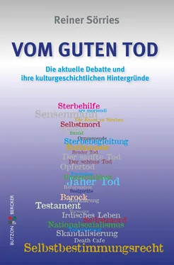 Reiner Sörries Vom guten Tod обложка книги