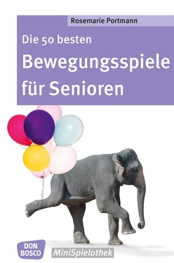 Rosemarie Portmann Die 50 besten Bewegungsspiele für Senioren - eBook обложка книги