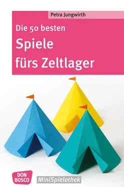 Petra Jungwirth Die 50 besten Spiele fürs Zeltlager - eBook обложка книги