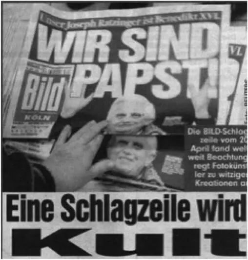 Quelle Bildzeitung vom 27 April 2005 Von Francis Bacons Gemälde Schreiender - фото 2