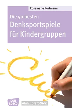 Rosemarie Portmann Die 50 besten Denksportspiele für Kindergruppen - eBook обложка книги