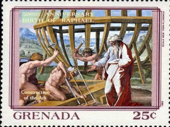 Будаўніцтва Ноева каўчэга 1519 Рафаэль Санці 14831520 Музэі Ватыкана - фото 56