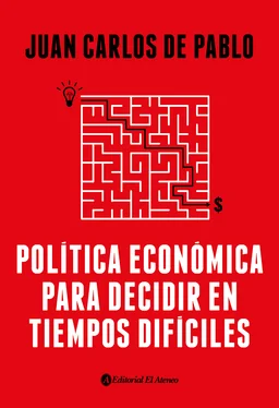 Juan Carlos de Pablo Política económica para decidir en tiempos difíciles обложка книги