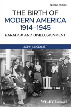 John McClymer The Birth of Modern America, 1914 - 1945 обложка книги