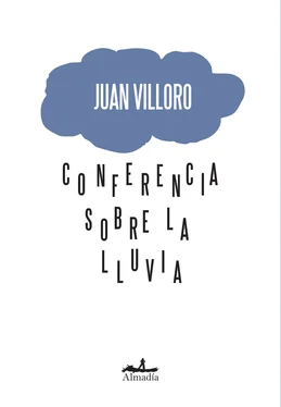 Juan Villoro Conferencia sobre la lluvia обложка книги