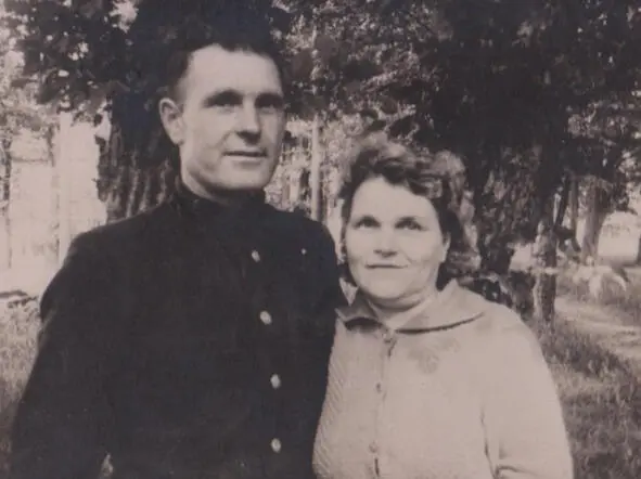 Khoroshavin Nikolai Andreevich and his wife Ive always heard Faith faith - фото 29