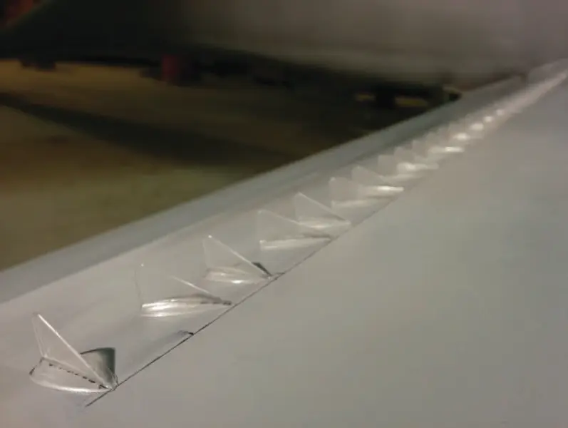 Figure 375 VGs on a blade suction surface Flow is from right to left - фото 405