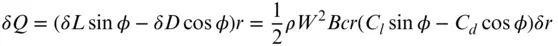 where B is the number of blades 353 The BEM theory The basic assumption of - фото 217