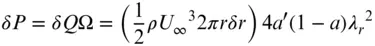 The first term in brackets represents the power flux through the annulus in the - фото 156