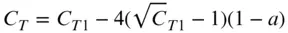 and the value of a at the transition point is By inspection C T1must lie - фото 242