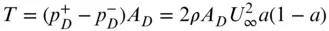 As this force is concentrated at the actuator disc the rate of work done by - фото 134