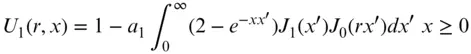 where r and x here are radial and streamwise coordinates nondimensionalised by - фото 207