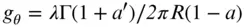 where λ Ω RU the tip speed ratio and the rotation period 2π Ω So the - фото 182