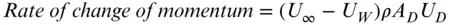 The force causing this change in momentum comes entirely from the pressure - фото 125