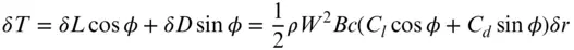 The torque on an annular ring is 347 where B is the number of blades - фото 216