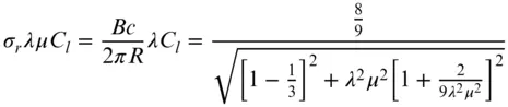 The parameter λμ is the local speed ratio λr and is equal to the tip speed - фото 265