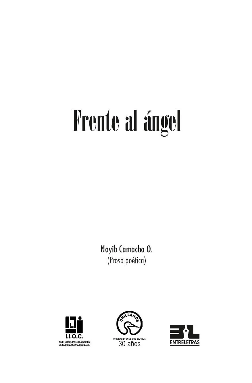 Título original Frente al ángel Producción editorial Entreletras Diseño - фото 1