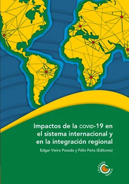 Alberto José Hurtado Briceño Impactos de la COVID-19 en el sistema internacional y en la integración regional обложка книги