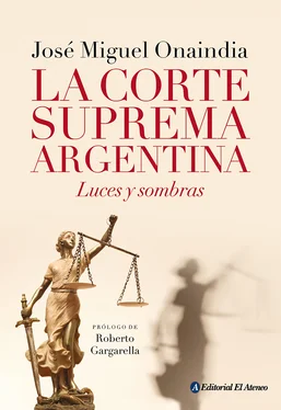 José Miguel Onaindia La Corte Suprema Argentina обложка книги