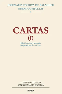 Josemaria Escriva de Balaguer Cartas (I) обложка книги