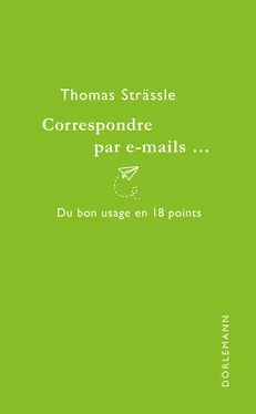 Thomas Strässle Correspondre par e-mails... обложка книги