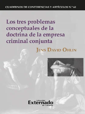 Jens David Ohlin Los tres problemas conceptuales de la doctrina de la empresa criminal conjunta обложка книги