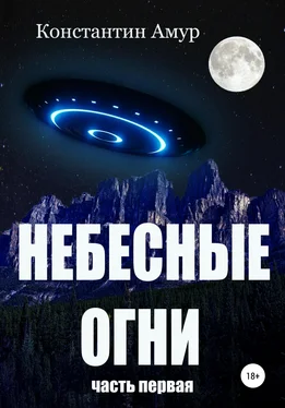 Константин Амур Небесные огни. Часть первая обложка книги