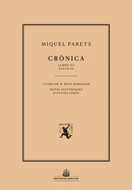 Miquel Parets Crònica. Volum III обложка книги