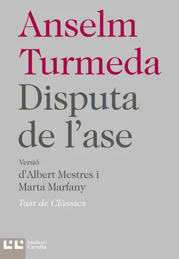 Anselm Turmeda Disputa de l'ase обложка книги