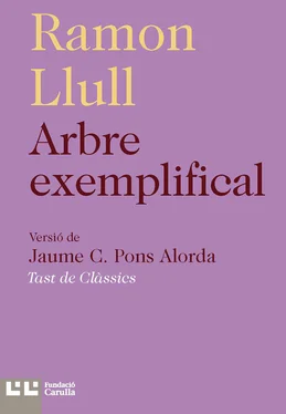 Ramon Llull Arbre exemplifical обложка книги