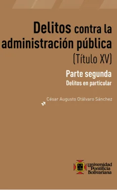 Cesar Augusto Otálvaro Sánchez Delitos contra la administración publica (Título XV) обложка книги