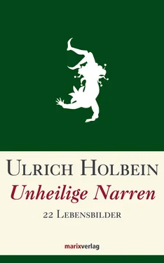 Ulrich Holbein Unheilige Narren обложка книги