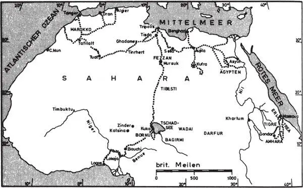 Gerhard Rohlfs Reisen Doch Rohlfs kam noch immer nicht zur Ruhe Von Ägypten - фото 4