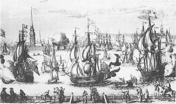 Zeitgenössische Ansicht von St Petersburg Sowohl Bering als auch Steller - фото 3