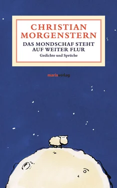 Christian Morgenstern Das Mondschaf steht auf weiter Flur обложка книги